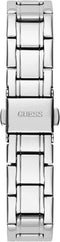 Guess Dames Horloge GW0468L1 Staal Quartz met Zilverkleurige Wijzerplaat en Zirkonia 32mm