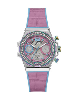 Guess Fusion Multi-Function Watch Roze Case: 100% Stainless Steel | Armband: 100% Leather 36 mm GW0553L2, GW0553L5