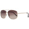 Guess - GF0207 - Zonnebril - Heren - Goudkleurig - Bruine lens
