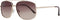 Guess - GF0207 - Zonnebril - Heren - Goudkleurig - Bruine lens