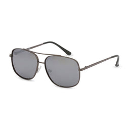 Guess - GF0207 - Zonnebril - Heren - Metaal - Grijze lens