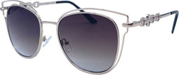 Guess - GF0343 - Zonnebril - Dames - Goudkleurig - Bruine lens