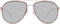 Guess - GF0344 - Zonnebril - Unisex - Zilverkleurig - Bruine lens