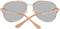 Guess - GF0344 - Zonnebril - Unisex - Zilverkleurig - Bruine lens