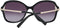 Guess - GF0352 - Zonnebril - Dames - Zwart en Goudkleurig - Paarse lens