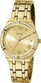 Guess GW0033L2 dames horloge 36 mm - Goudkleurig