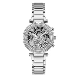 GUESS GW0403L1 dames horloge 37 mm - Zilverkleurig