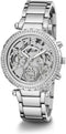 GUESS GW0403L1 dames horloge 37 mm - Zilverkleurig
