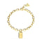 GUESS Hashtag Guess Dames Armband Staal - Goud