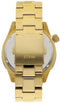 Guess Heren Horloge GW0488G2 Staal met Geelgouden Plating Quartz Chronograaf met Zwarte Wijzerplaat