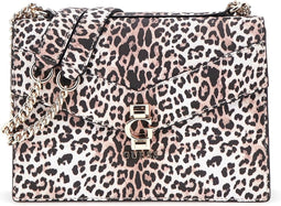 Guess Jorah Convertible Xbody Dames Schoudertas - Panterprint - One Size