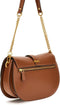 Guess Kuba Triple Compartment Schoudertas Dames - Cognac - One Size