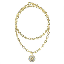 GUESS La Fleur JUBN04545JWYGT-U - Dames - Ketting - Goud - 40-45 CM