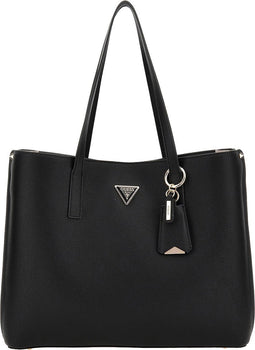 GUESS Schoudertas Shopper Meridian Girlfriend Tote Black Zwart