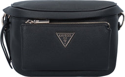 Guess Power Play Sling Bag Dames Heuptas/Crossbody - Zwart - One Size