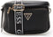 Guess Power Play Sling Bag Dames Heuptas/Crossbody - Zwart - One Size