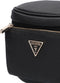 Guess Power Play Sling Bag Dames Heuptas/Crossbody - Zwart - One Size