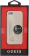 Guess Saffiano Back Cover - Geschikt voor Apple iPhone 5/5S - Beige
