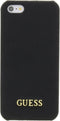 Guess Saffiano Back Cover - Geschikt voor Apple iPhone 5/5S - Zwart