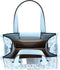 GUESS - Silvana Two Compartment Mini Tote - Ice Blue Logo