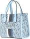 GUESS - Silvana Two Compartment Mini Tote - Ice Blue Logo