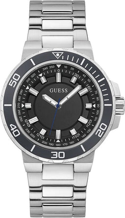 Guess Track GW0426G1 Horloge - Staal - Zilverkleurig - Ø 43 mm