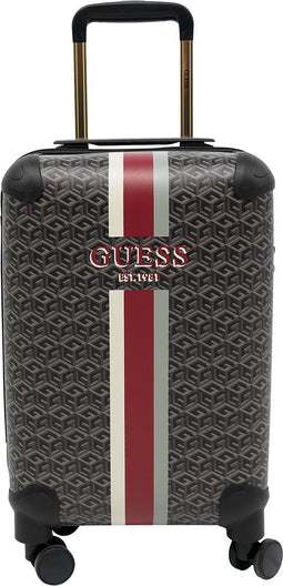 GUESS Trolley Wilder 18 in 8-Wheeler Charcoal Logo Veelkleurig 54cm