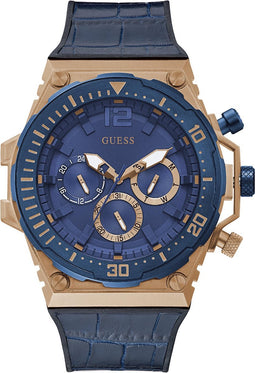 Guess venture GW0326G1 Herenhorloge 51 mm - Blauw