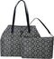 Guess Vikky II Large Tote Dames Shopper - Zwart - One Size