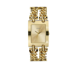 GUESS W1117L2l dames horloge 40 mm - Goudkleurig