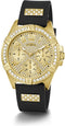 GUESS W1160L1 dames horloge 40 mm - Zwart