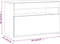 vidaXL - Nachtkastje - met - LED-verlichting - 60x35x40 - cm - bruineiken