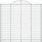 vidaXL - Schanskorven - 5 - st - gewelfd - 200x50x180/200 - cm - ijzer