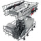 Whirlpool WSFC3M27X - Vrijstaand - Slimline (45 cm) - 10 couverts - Roestvrijstaal