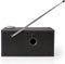 Nedis RDIN3000BK - Internetradio - FM en Bluetooth - Houtdesign