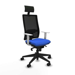 Bureaustoel met hoofdsteun Piqueras y Crespo 4B066N1 Blauw