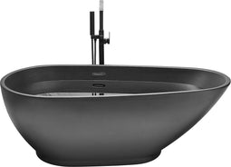 GUIANA - Badkuip - Mat Zwart - 82 x 173 - Acryl