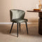 Liviza Stoel Loka Forrest groen - Velvet - Rond Groen - 78 cm , 52.5 cm , 62 cm