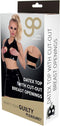Guilty Pleasure GP Datex Haltertop Met Open Cups - Zwart