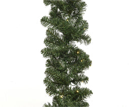 Guirlande groen 270cm lang - 50 LED lampjes