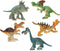 Guitige Dino's Speelset, 6dlg.