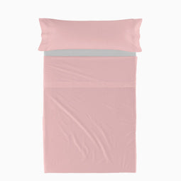 Set beddengoed HappyFriday BASIC KIDS Licht Roze Bed van 80/90 2 Onderdelen