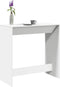vidaXL - Bartafel - 102x50x103,5 - cm - bewerkt - hout - wit