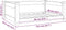 vidaXL - Hondenmand - 75,5x55,5x28 - cm - massief - grenenhout - honingbruin