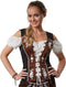 Dressforfun Kostuumblouse Sissi - Dirndl Blouse - Carmenhals Veter Kanten Details - 100% Katoen