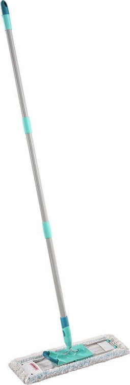 Leifheit Profi vloerwisser XL - 42 cm wisbreedte - 360° draaibare scharnier - Turquoise Grijs Wit