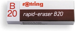 Gum rOtring B20 65x23x10mm potlood wit | 20 stuks