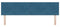 vidaXL - Hoofdbord - met - knopen, - Donkerblauw, - 180 - cm, - Fluweel