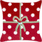 GUMDROP - Sierkussen set 2 - Rood - 45 x 45 cm - Fluweel