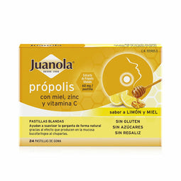 Gummiesnoepjes Juanola Própolis Citroen Honing 24 Stuks Propolis